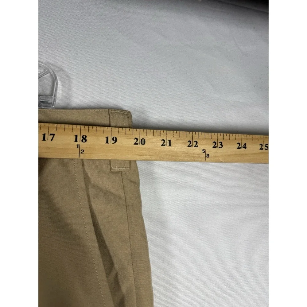 BluffWorks Original Commuter Work Play Pants Men's 38x30 Beige Relaxed Fit NYC